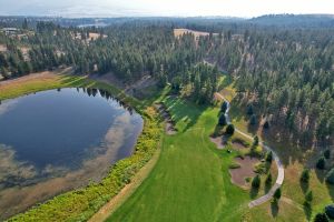 Wilderness Club 12th Green Aerial